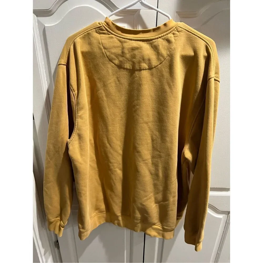 Vintage NIKE Crewneck Sweater Mustard Yellow Size XL